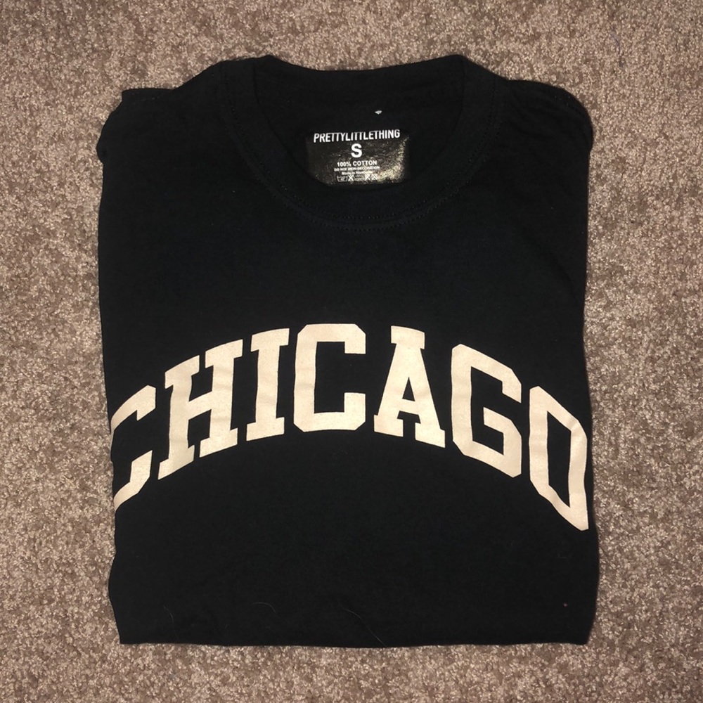 Black Chicago t shirt